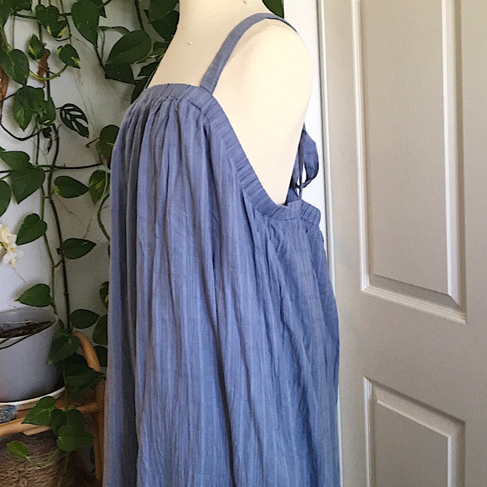 Old Navy Lavender Blue Maxi Sundress - Picture 3 of 5